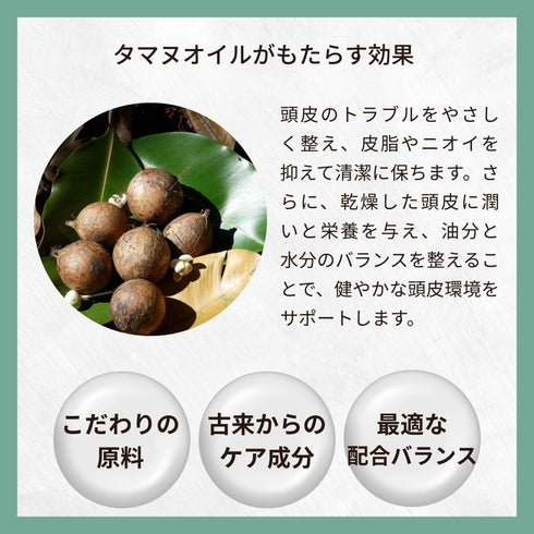 【今月のおすすめ】タマヌオイルスージングスカルプパック200ml