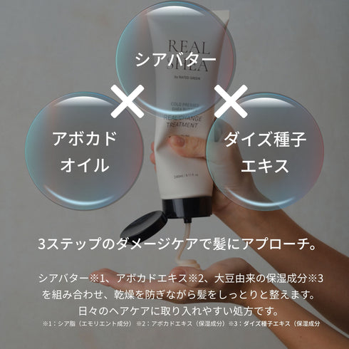 リアルシア シアバター リアルチェンジ トリートメント(インバス用) 240ml