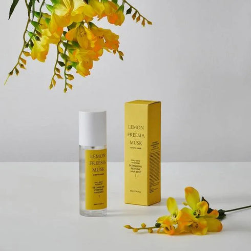 デタングリングパフュームヘアミスト 80mlーレモン、フリージア、ムスク