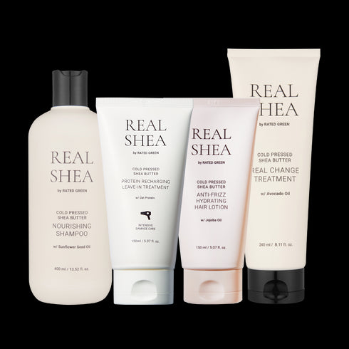 リアルシア 4種セット(シャンプー、トリートメント(インバス/アウトバス)、ヘアローション)