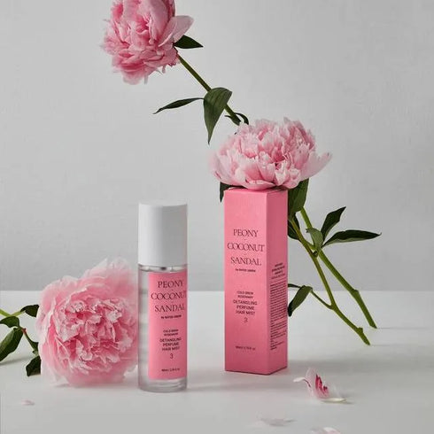 デタングリングパフュームヘアミスト 80mlーピオニー、ココナッツ、サンダル