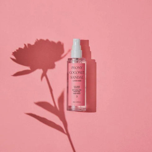 デタングリングパフュームヘアミスト 80mlーピオニー、ココナッツ、サンダル